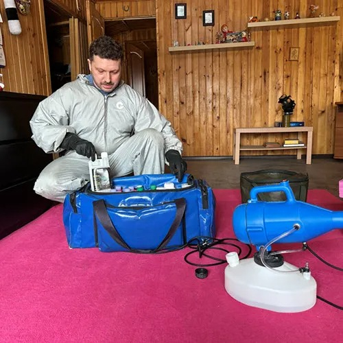 ФОТО Полное удаление ртути в помещениях в Уссурийске